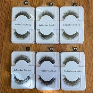 Lush synthetic lashes - 6 pair bundle YF3